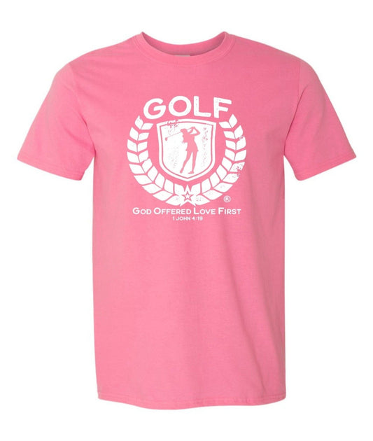Christian Golf T-Shirt for Women & Youth – G.O.L.F.® (God Offered Love First®) | Coates Christian Apparel®