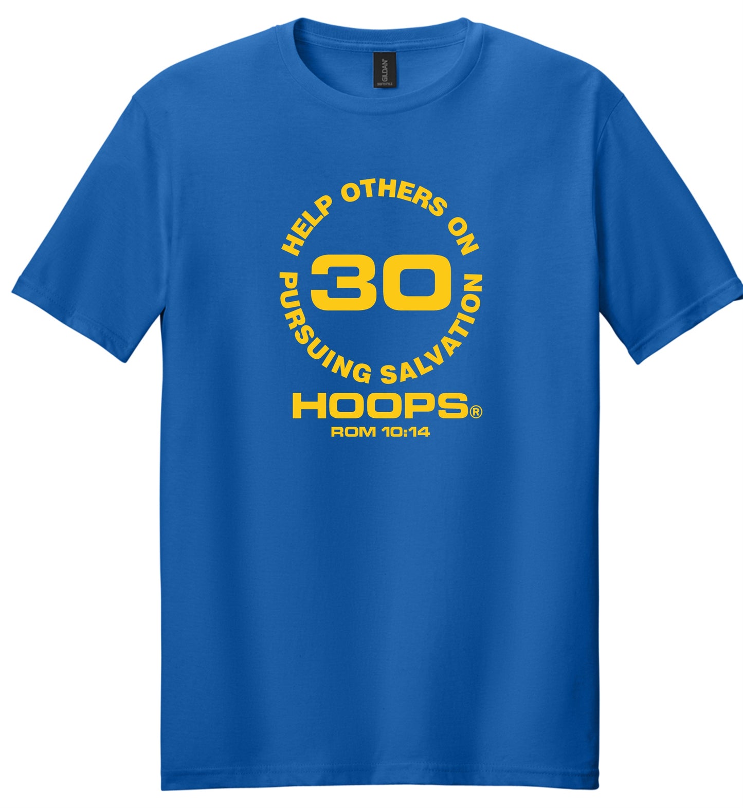 Basketball T-Shirt - H.O.O.P.S.® (Help Others On Pursuing Salvation®) | Christian Faith Apparel for Men, Women & Youth