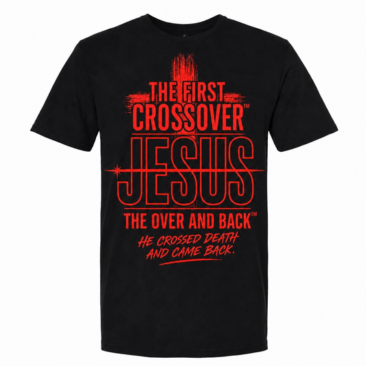 Jesus Basketball T Shirt | THE FIRST CROSSOVER™ Basketball Graphic Tee