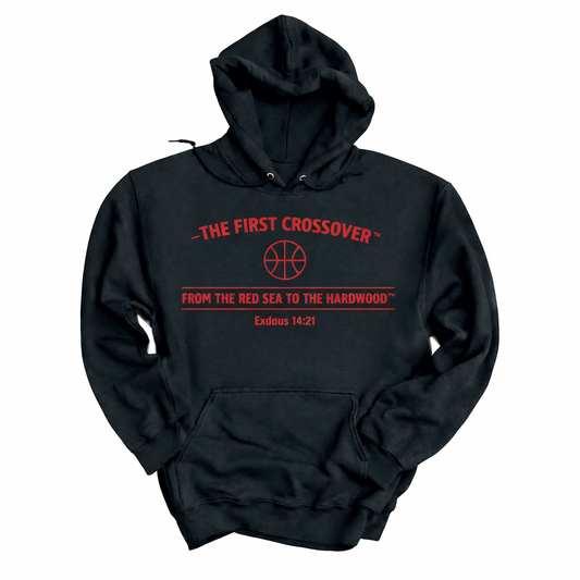 Christian Hoodie Red Sea Basketball | THE FIRST CROSSOVER™ | C.O.A.T.E.S.®